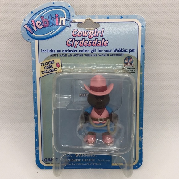 Webkinz Cowgirl Clydesdale Horse Figurine Ganz Toy Feature Code Series 2 New - Picture 8 of 8